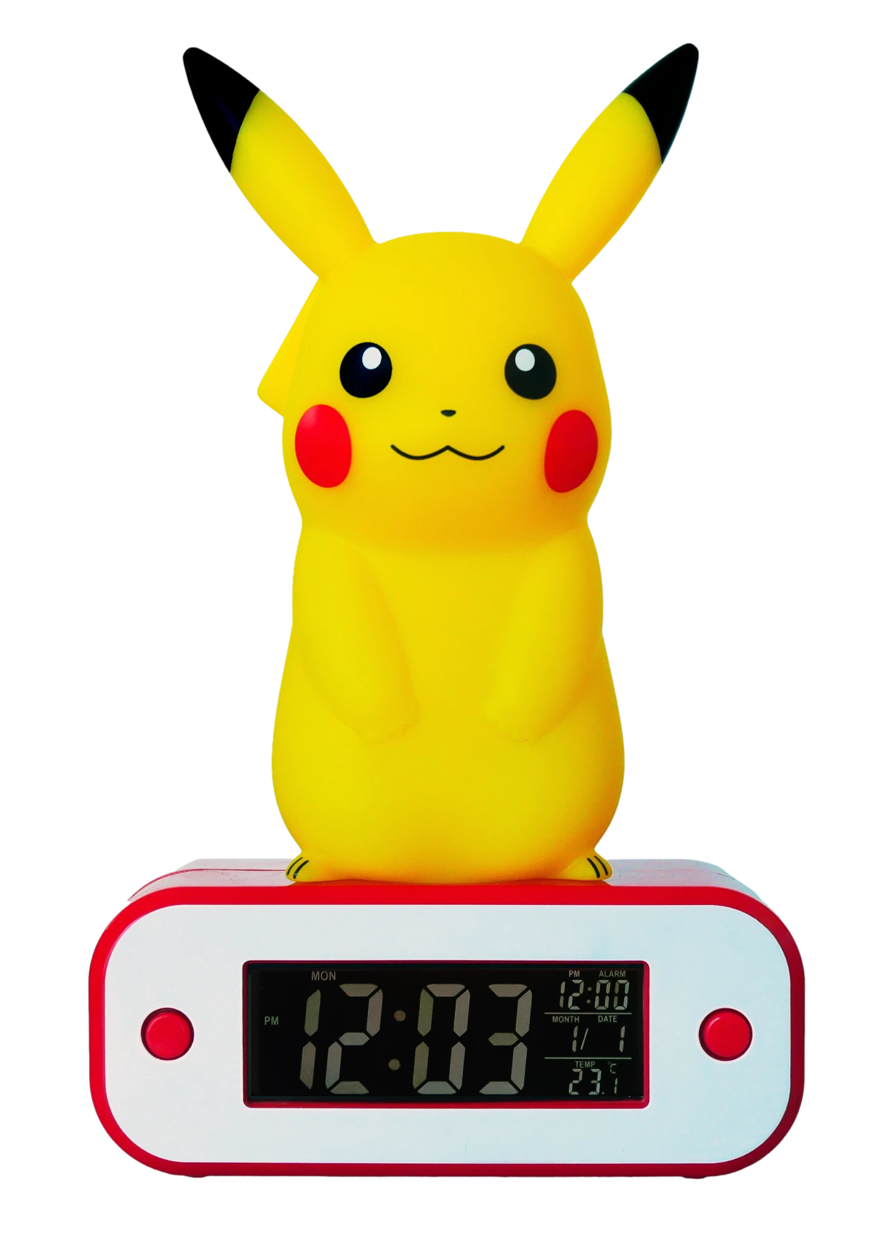 Sveglia digitale con figura luminosa Pikachu - 811359