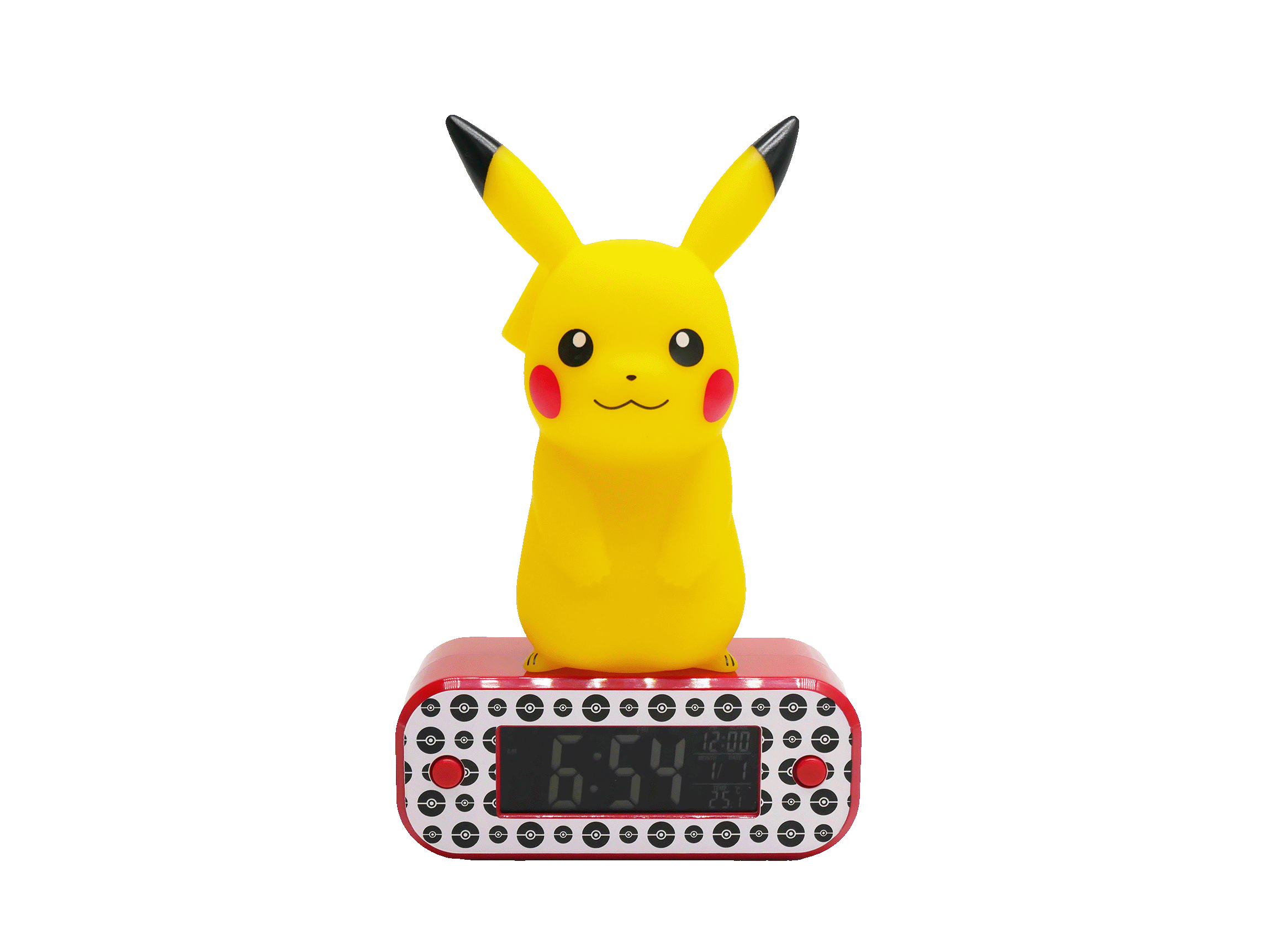 Pikachu Réveil et veilleuse sans fil - 811359