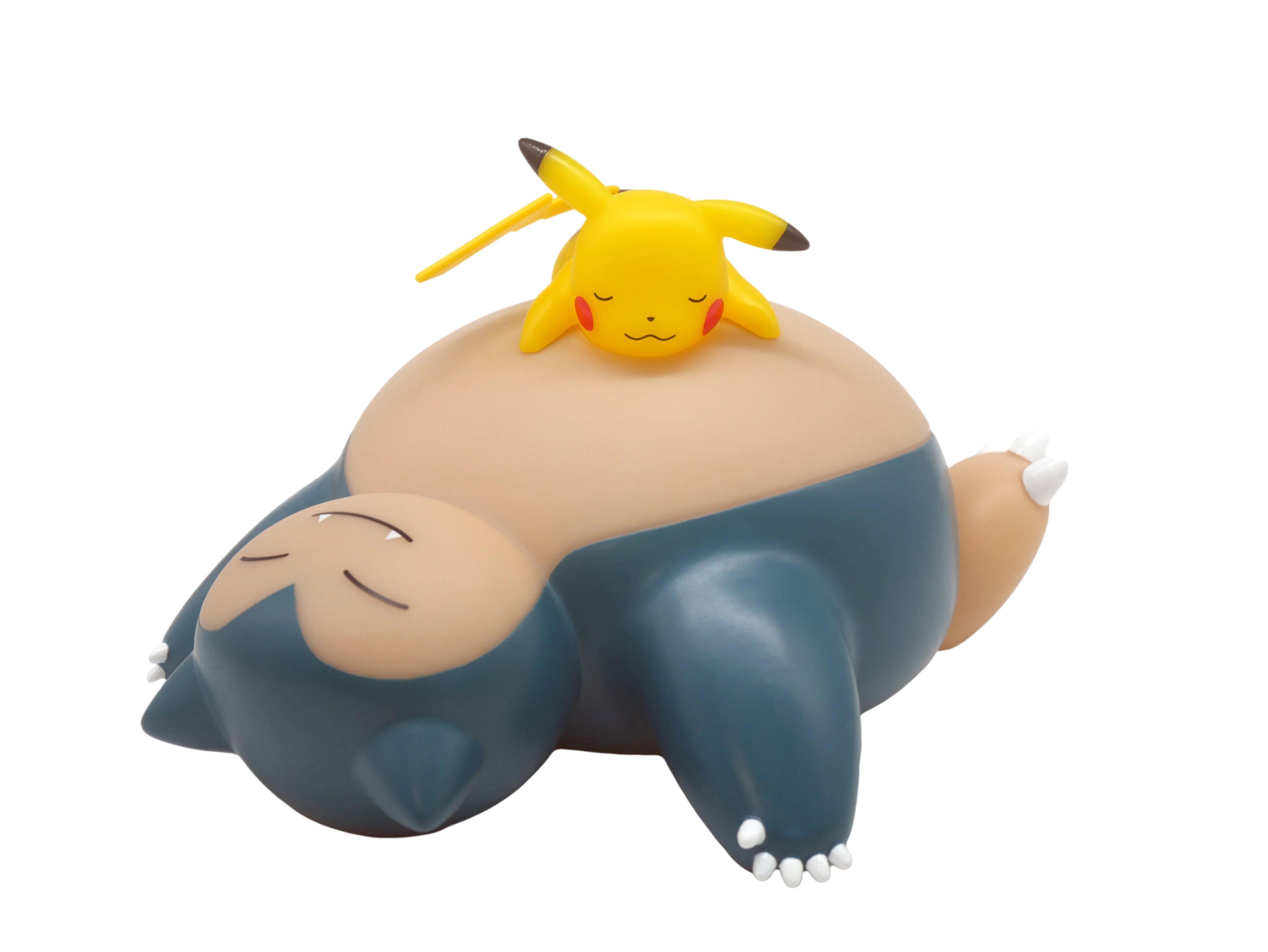 Figurina luminosa Snorlax e Pikachu addormentati 25 cm - Pokemon 811408