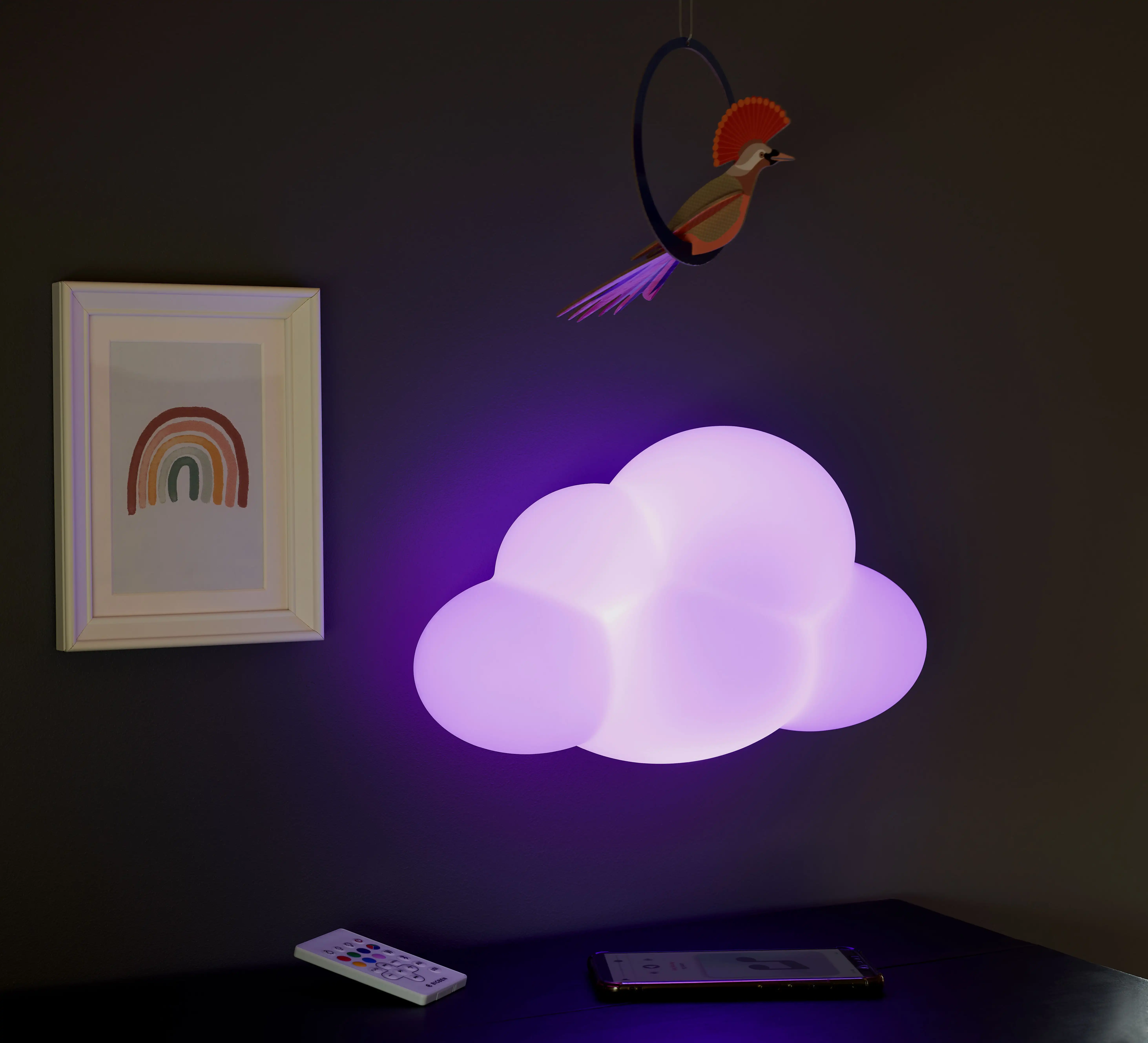 SweetDreams, Speaker luminoso da parete - Nuvola - BTLSWCLOUD Lumin'US