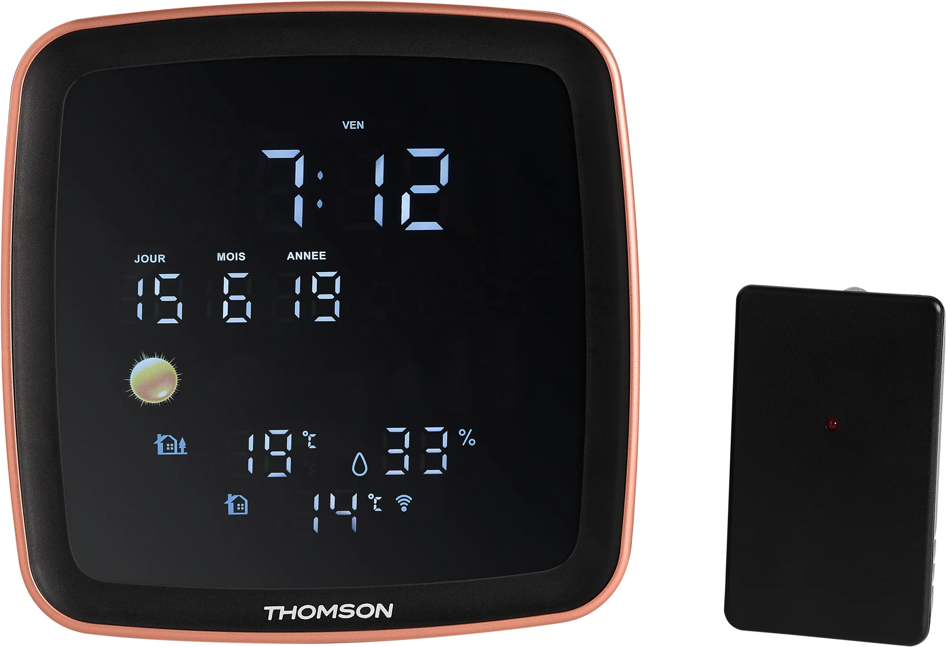 Sveglia wireless con stazione metereologica - CT500BT THOMSON