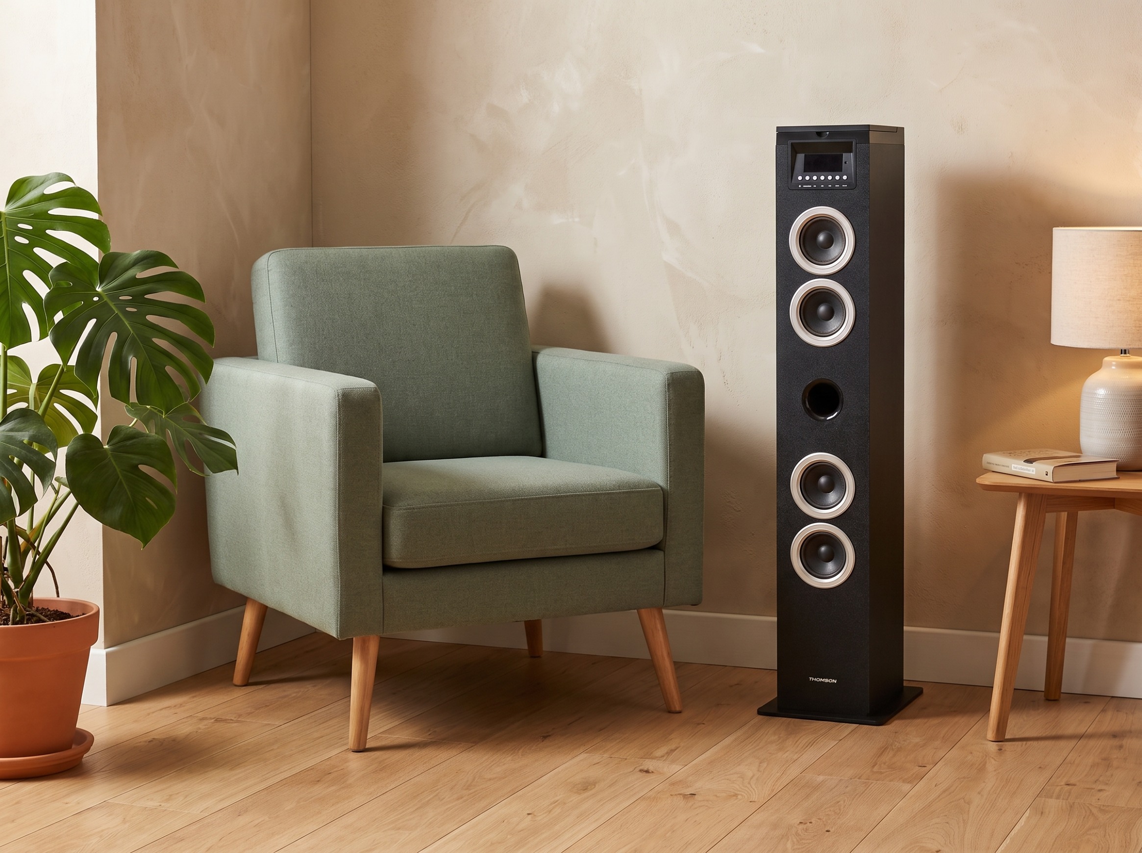 Bluetooth-Soundtower met cd-speler - DS120CD THOMSON