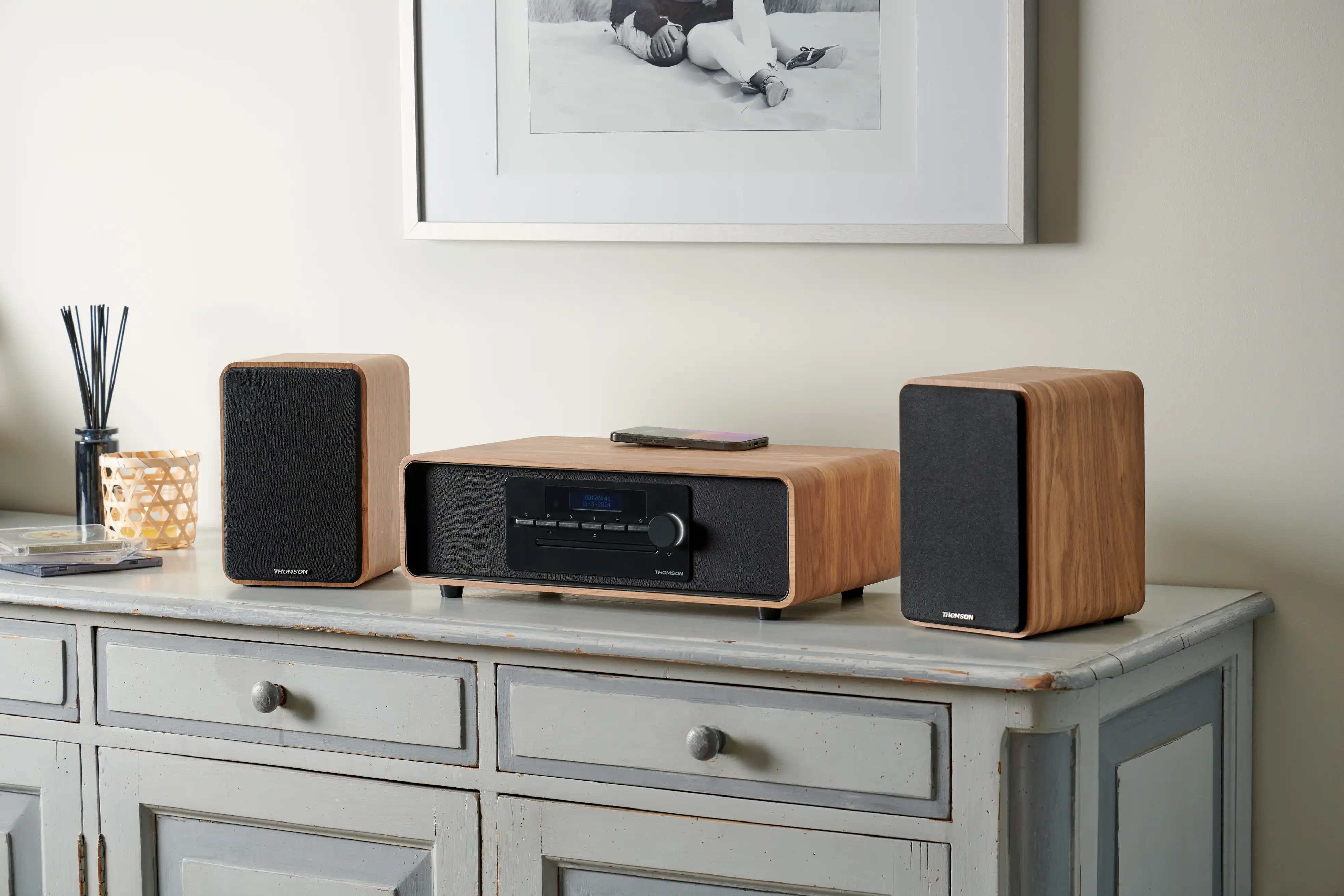 Micro-Stereoanlage Bluetooth/CD/USB/DAB+ MIC300IDABBT THOMSON