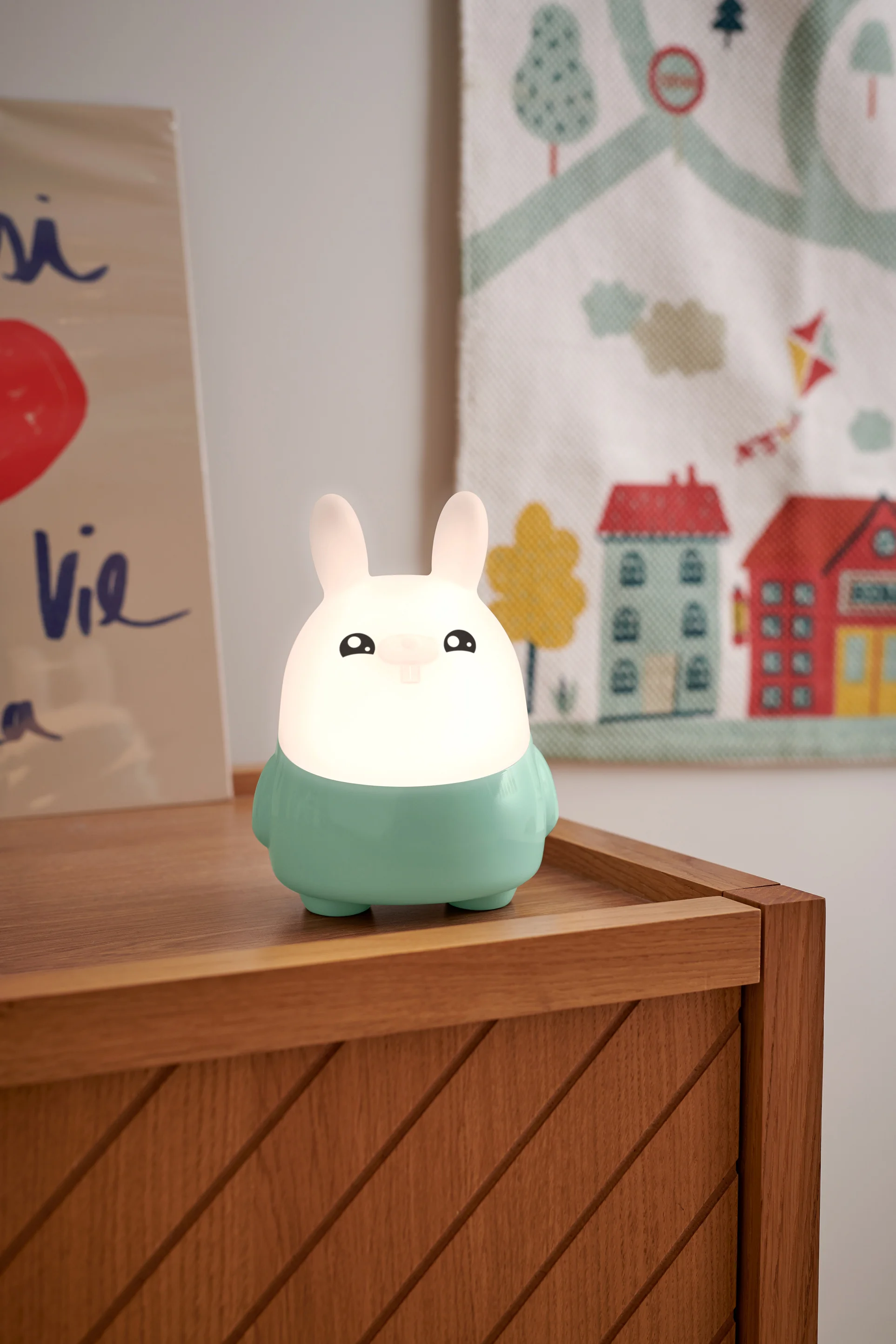 Basil, Luce notturna senza fili - NLKIDSRABBIT LUMIN'US