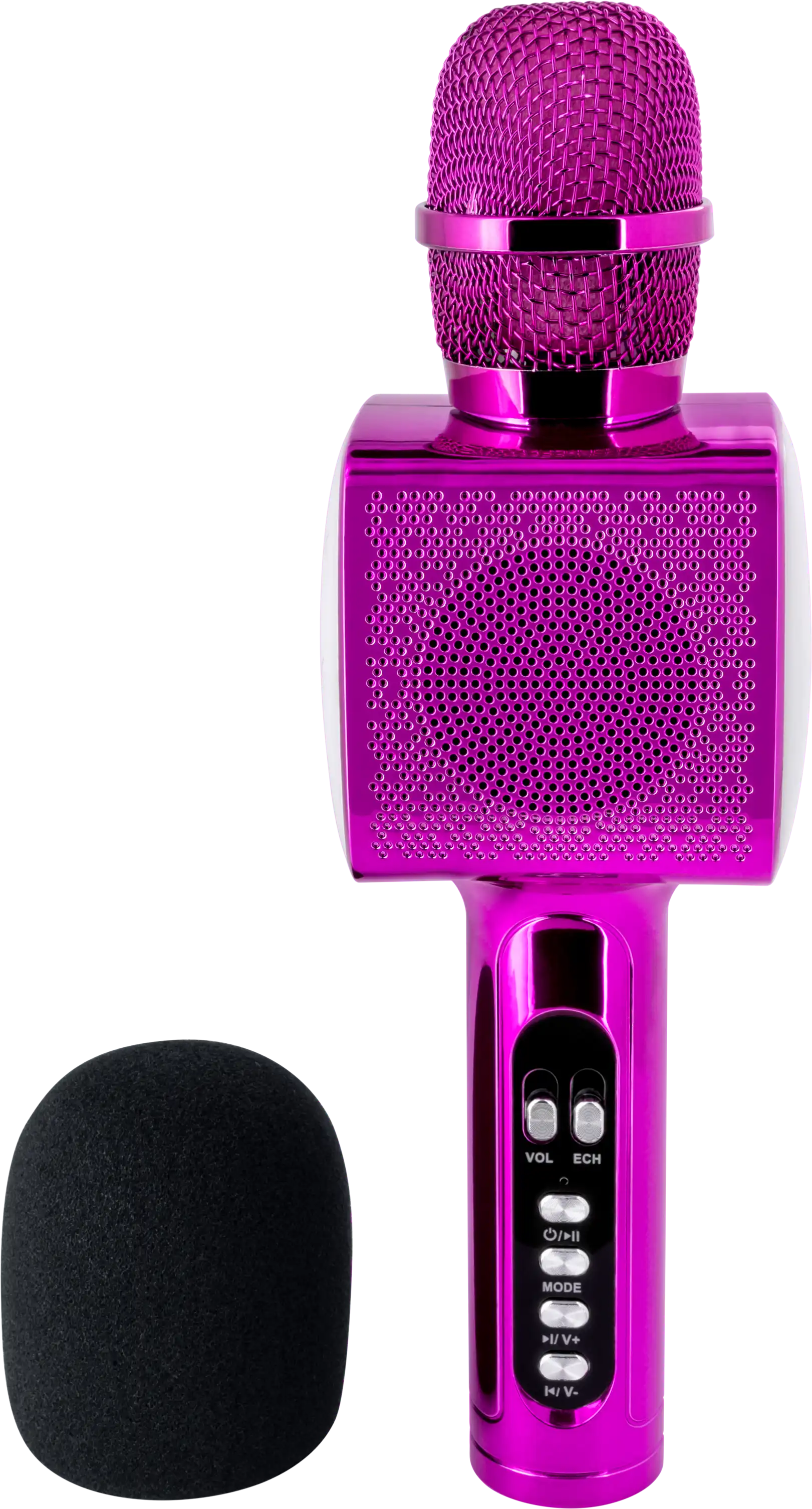 Microfono Karaoke con effetti luminosi - PARTYBTMIC2PK