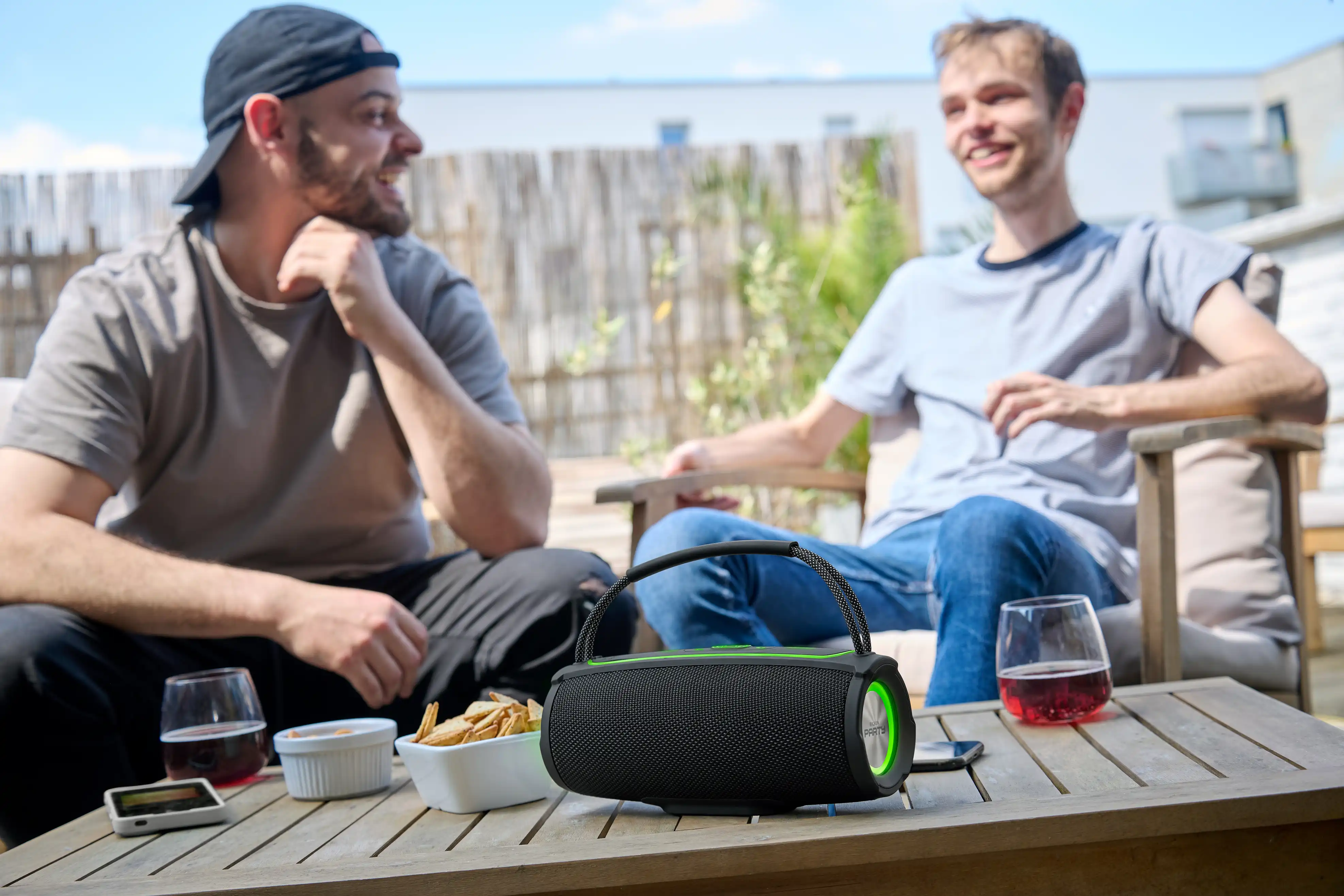 Enceinte Bluetooth portable avec effets lumineux - PARTYBTMS3