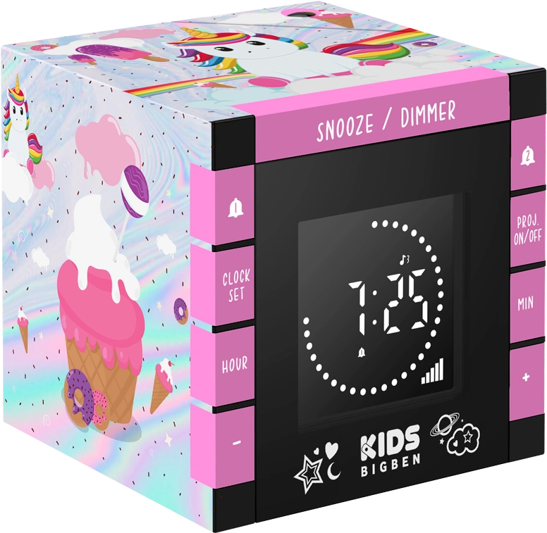 Réveil avec projection de l'heure - LICORNE - R70PUNICORN3 BIGBEN