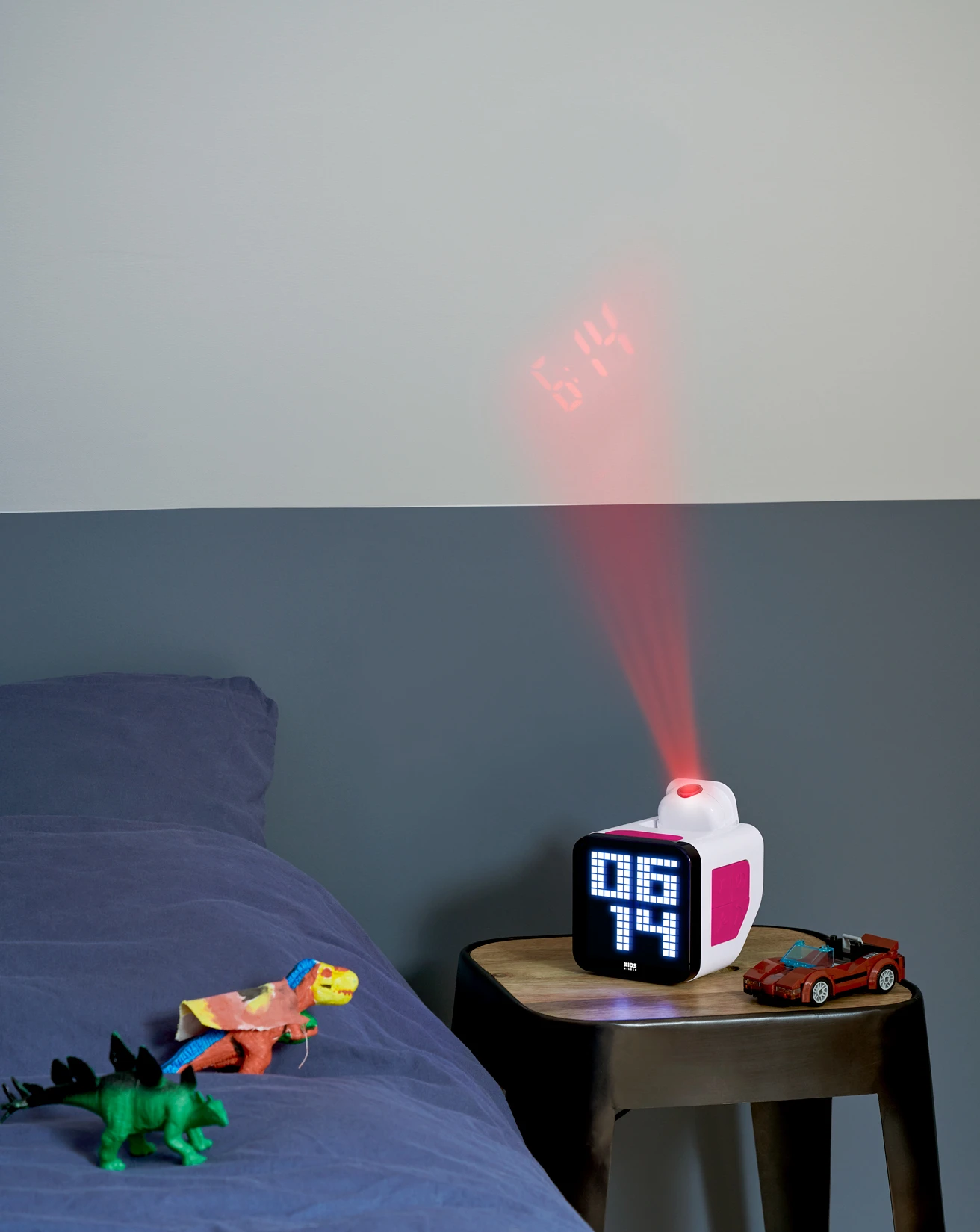 Sveglia doppia posizione con proiettore - RCUBEBCRS