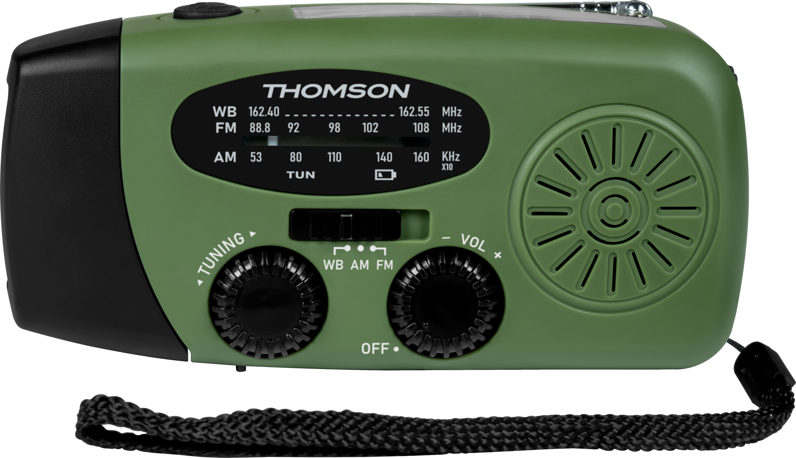 Radio portatile ad energia solare - RT260 THOMSON