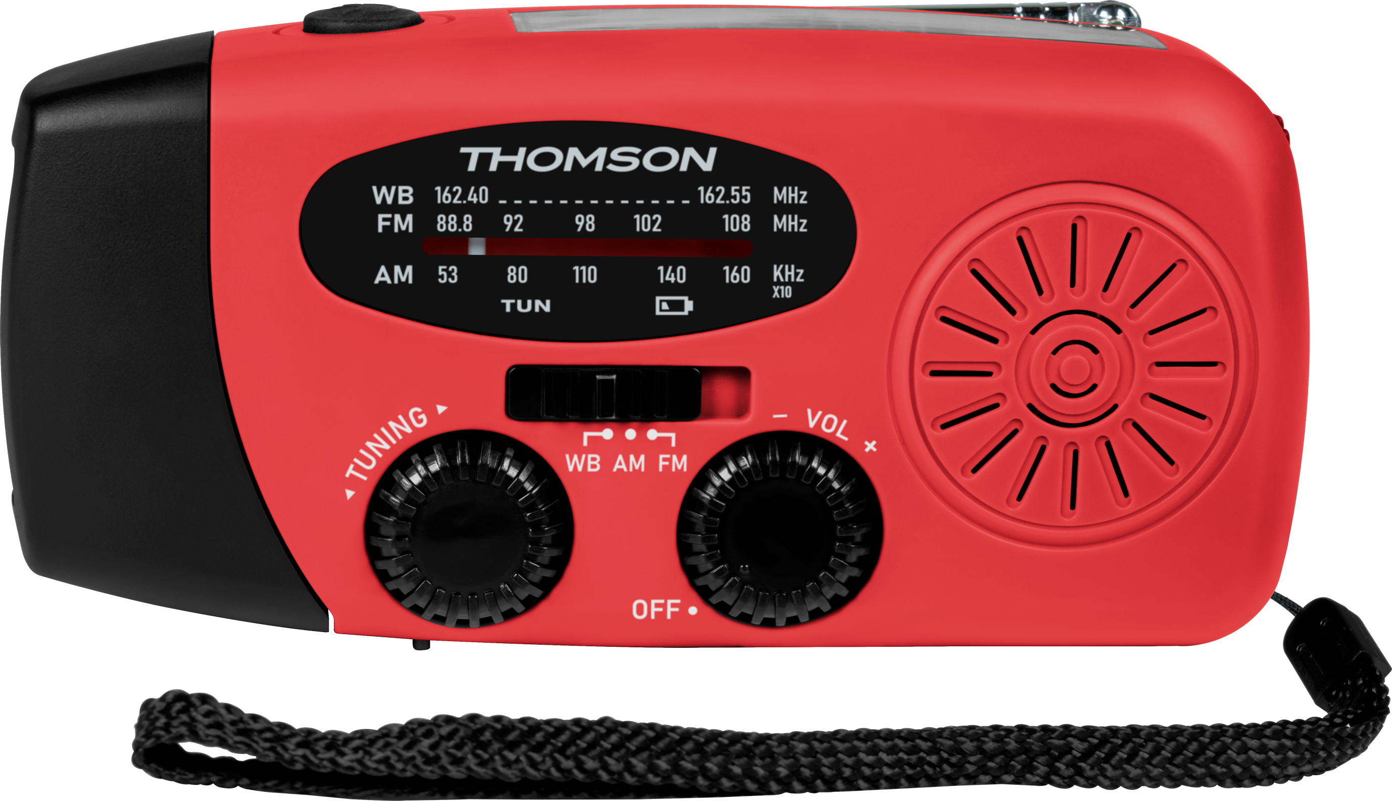 Radio portatile ad energia solare - RT260R THOMSON