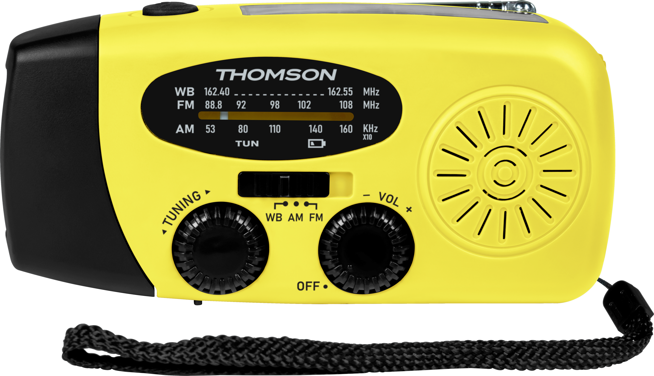 Radio portatile ad energia solare - RT260Y THOMSON