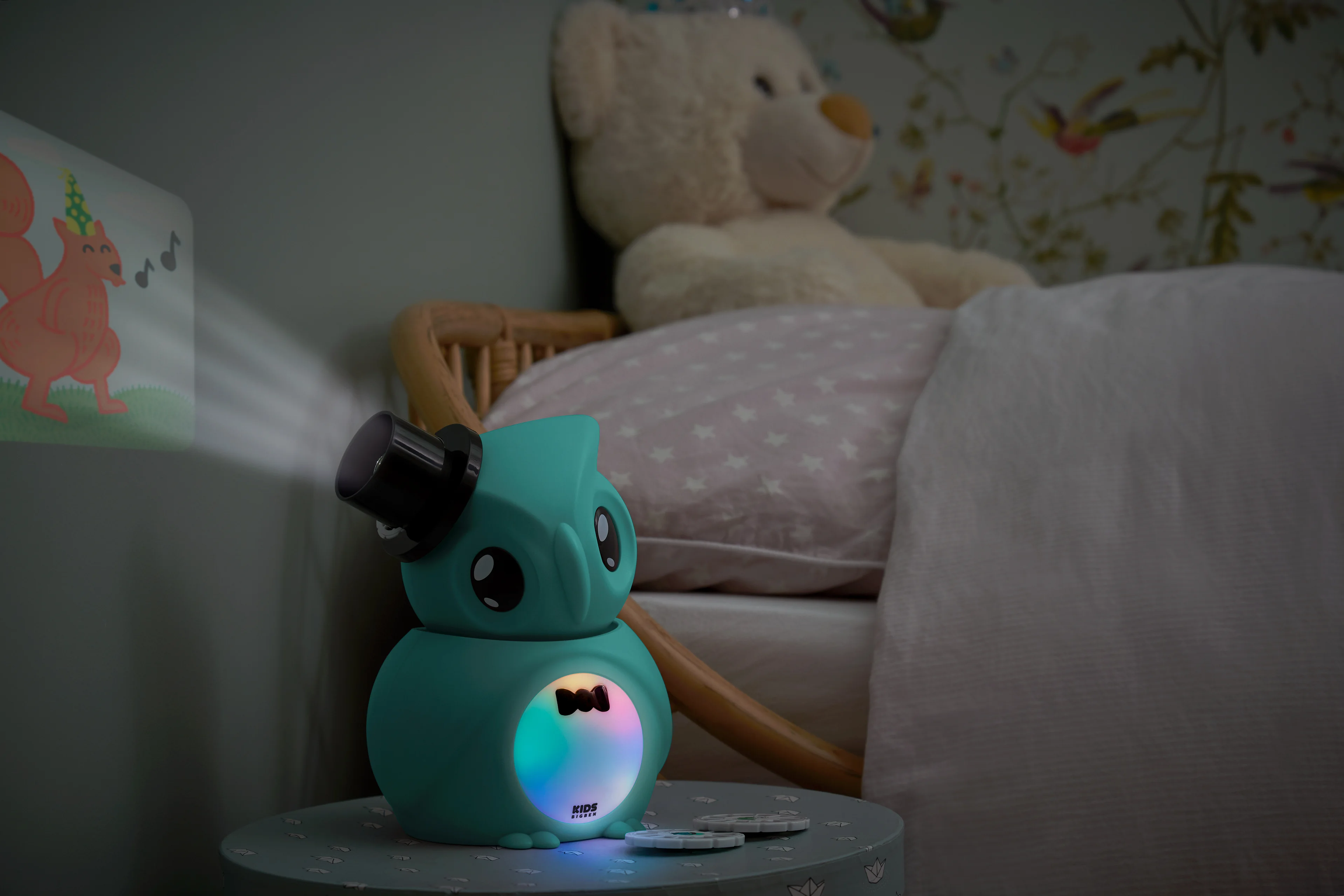 Owly, luce notturna con proiettore di fiabe - STORYTELLERBL