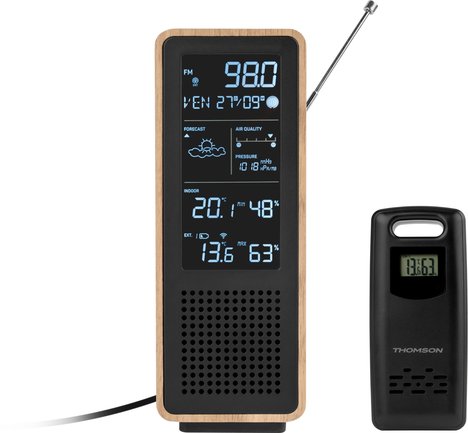 Speaker & Stazione Meteo WS102TBK  THOMSON