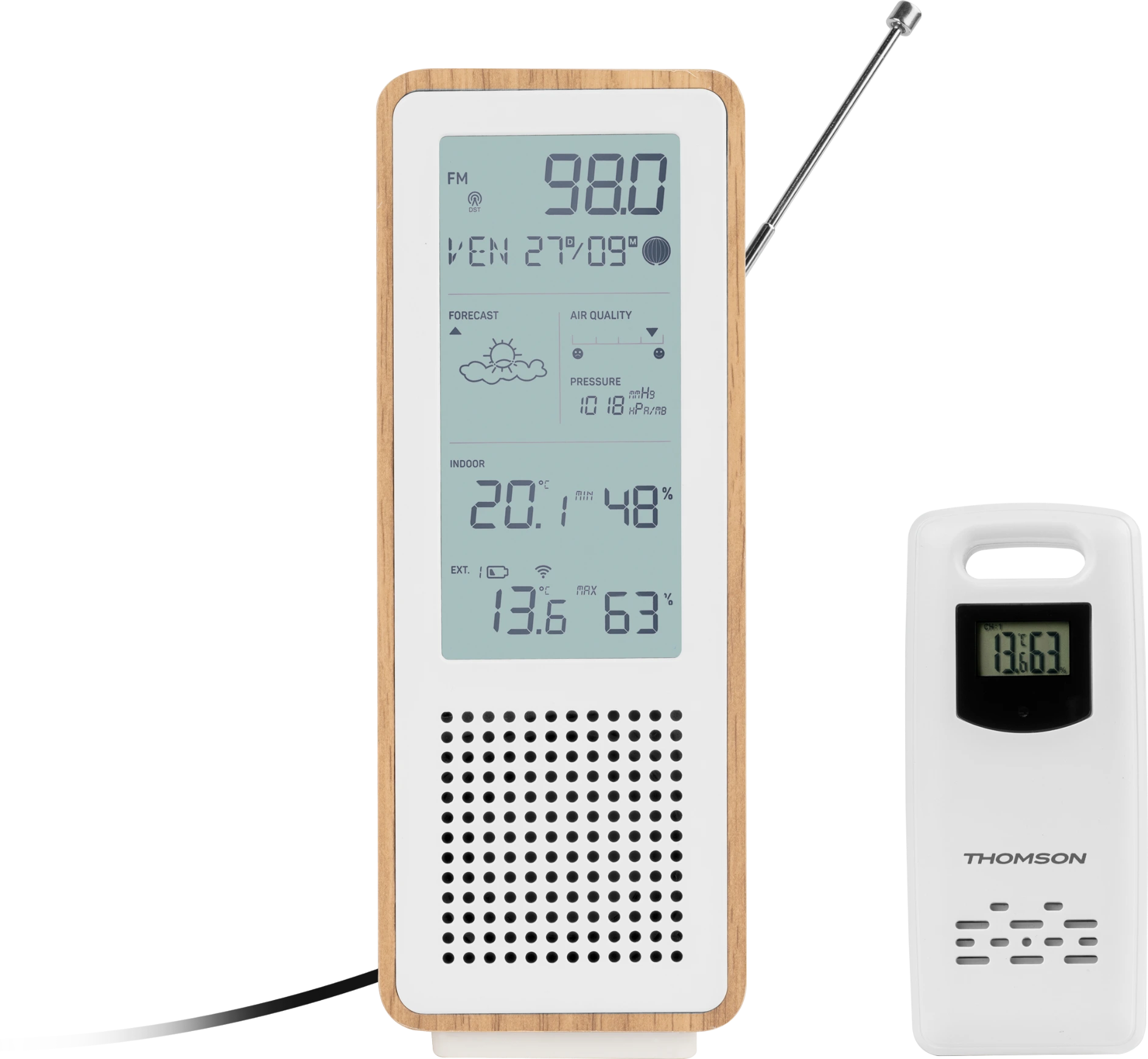 Speaker & Stazione Meteo WS102TWH THOMSON