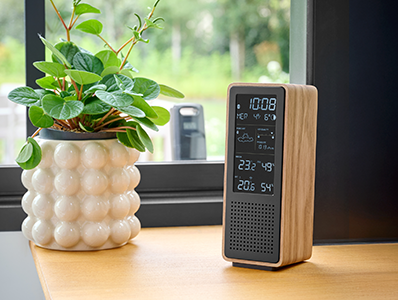 WS102TBK Enceinte Bluetooth et station météo compacte