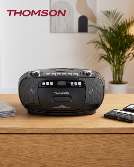 RK200CD, lecteur CD Cassette Radio THOMSON